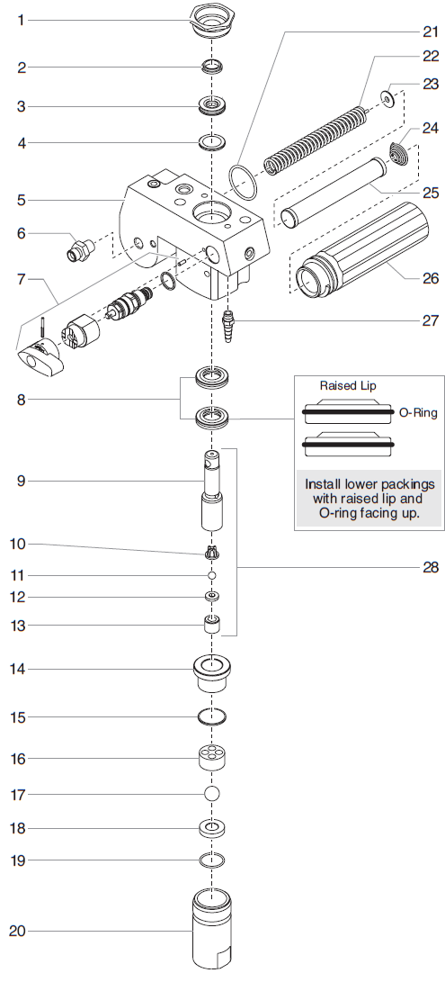 EPX2255 Fluid Section Assembly